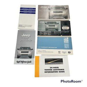 2005 Jeep Grand Cherokee Owners Manual Canvas Case & Literature Great Condition
